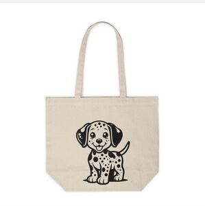 Dalmatian Custom Canvas Tote Bag